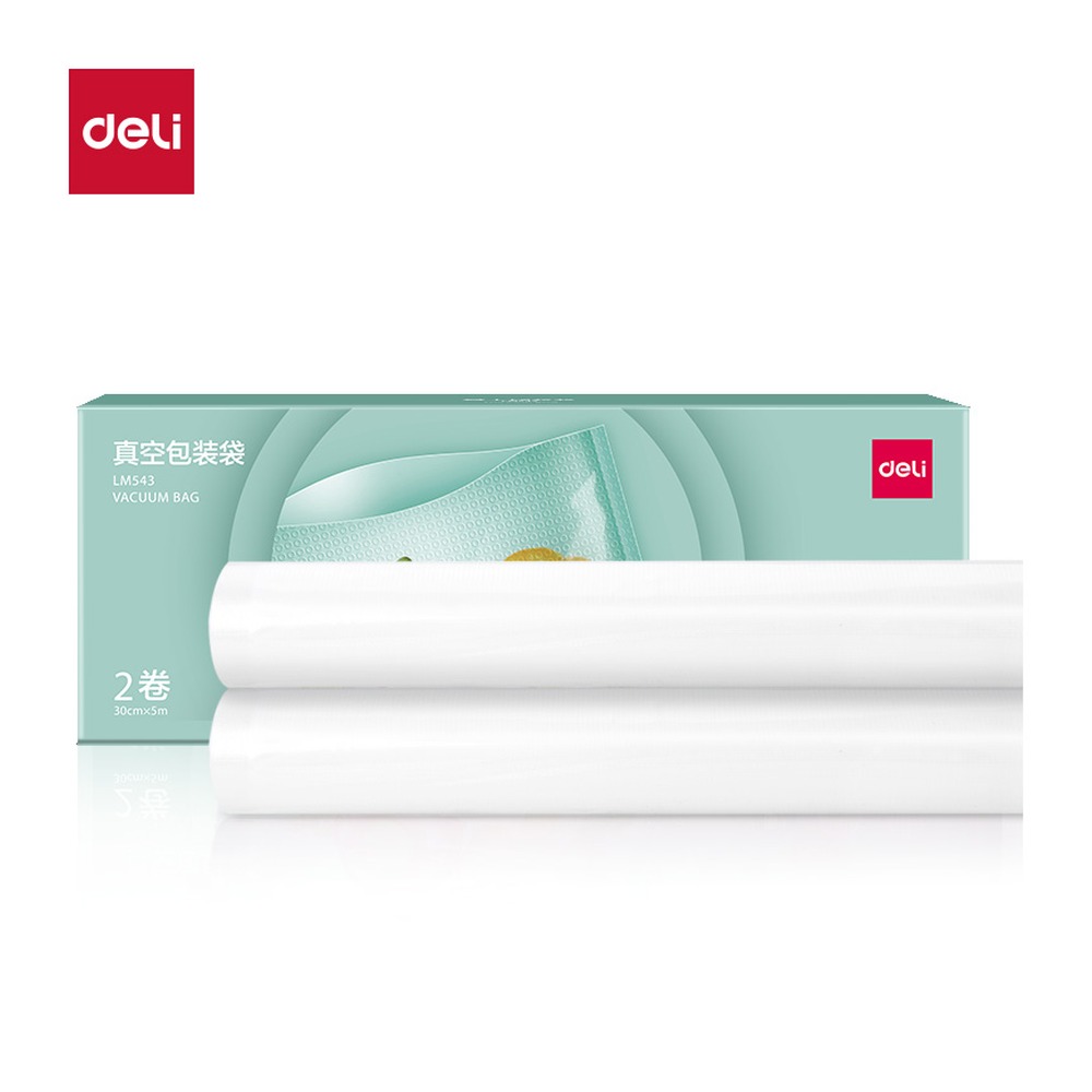 DELI/得力 包装机耗材 LM543 尺寸:30CM*5M；包装:2卷/盒 单位:盒