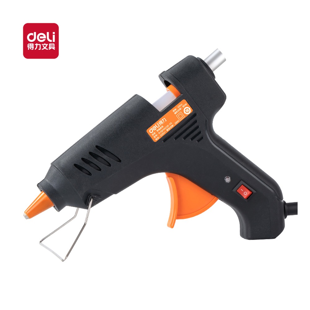 DELI/得力 热熔胶枪60W YC701-3 颜色:黑；包装:把；其他:60W 单位:袋