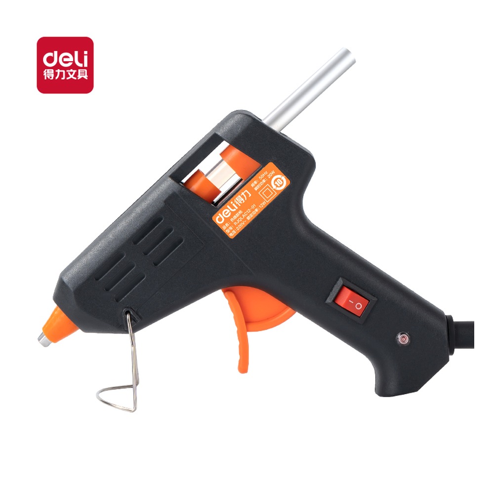 DELI/得力 热熔胶枪20W YC701-1 颜色:黑；包装:把；其他:20W 单位:袋