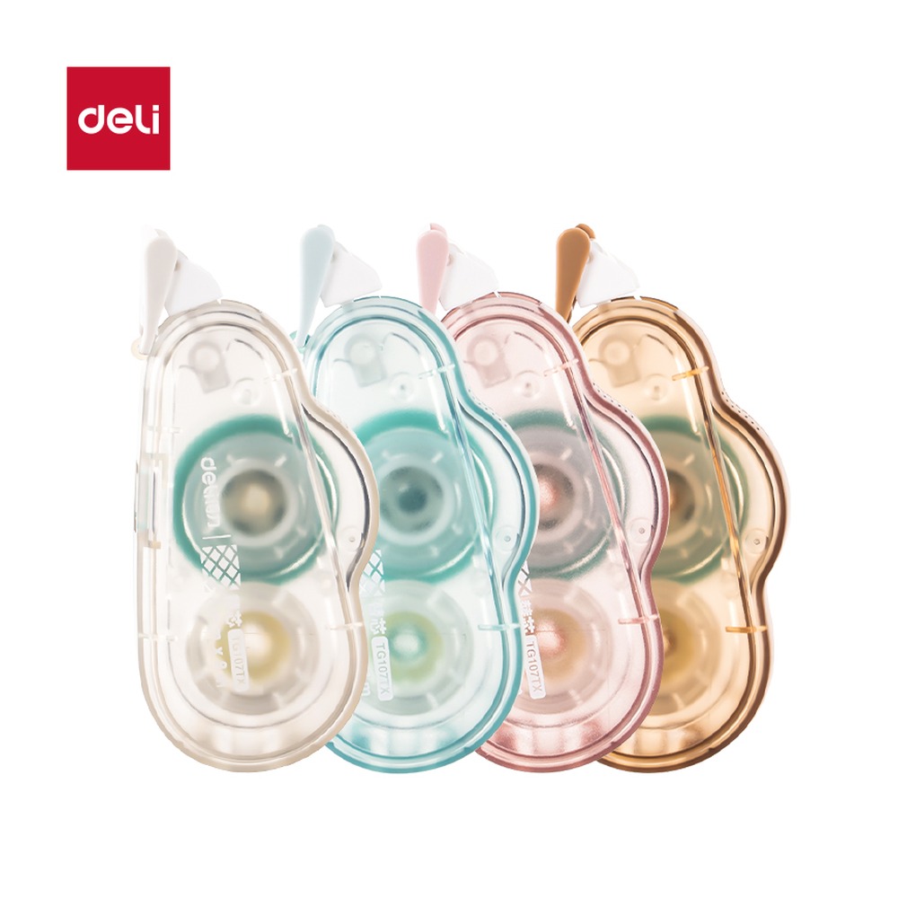 DELI/得力 点点胶 TG107 颜色:混；尺寸:6mm*8m；笔芯规格:6mm 单位:个