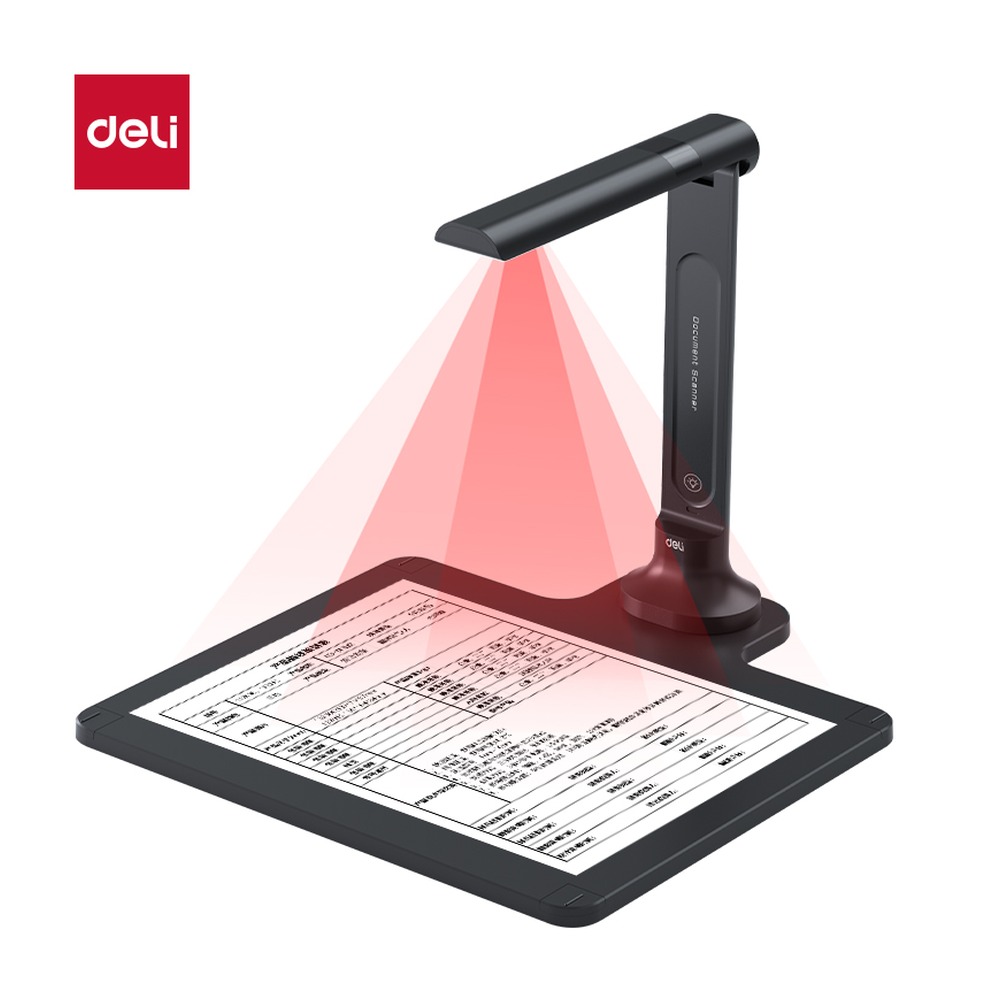 DELI/得力 高拍仪A4硬底 GK222 颜色:黑 单位:台