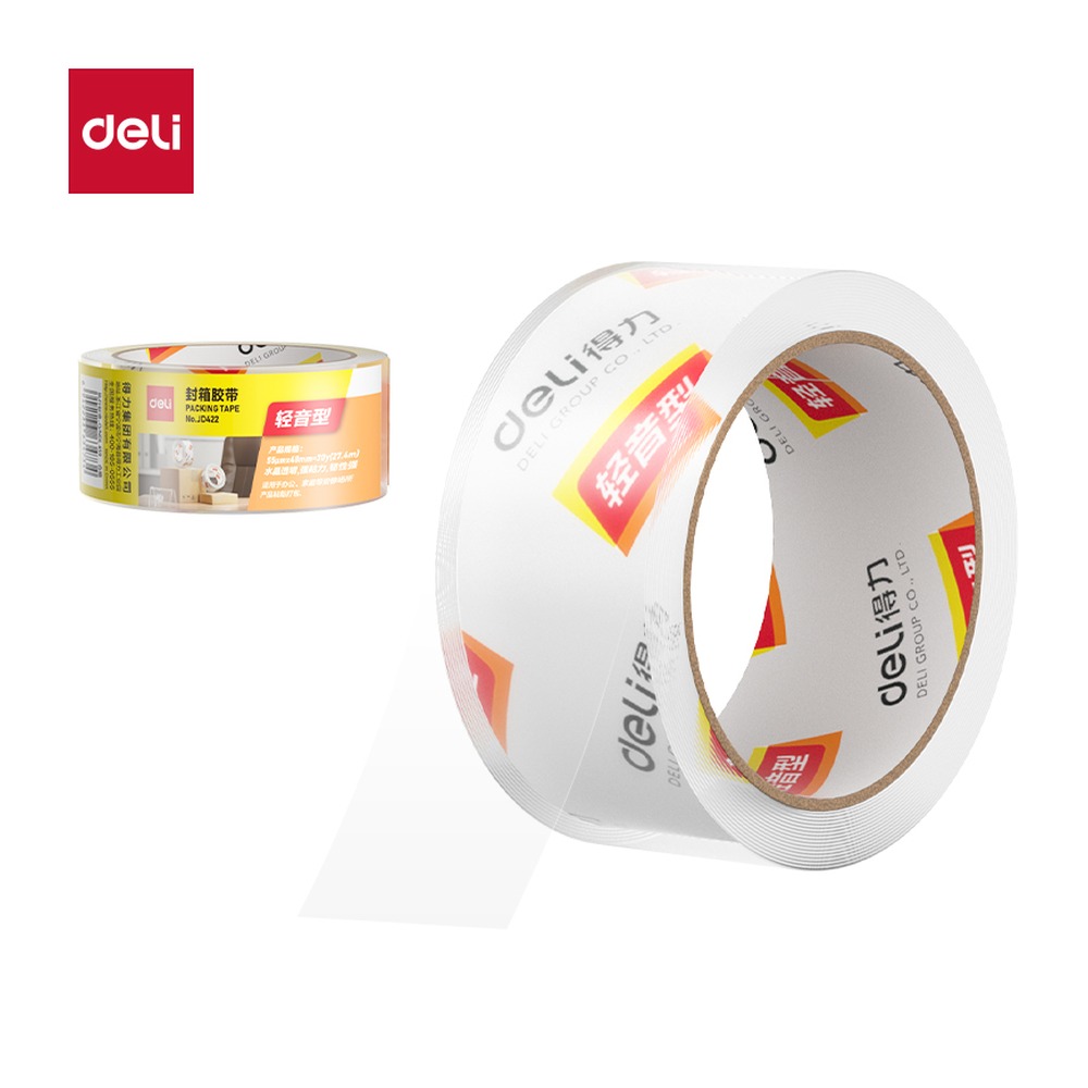 DELI/得力 封箱胶带 JD422 尺寸:48mm*30；笔芯规格:48mm 单位:卷