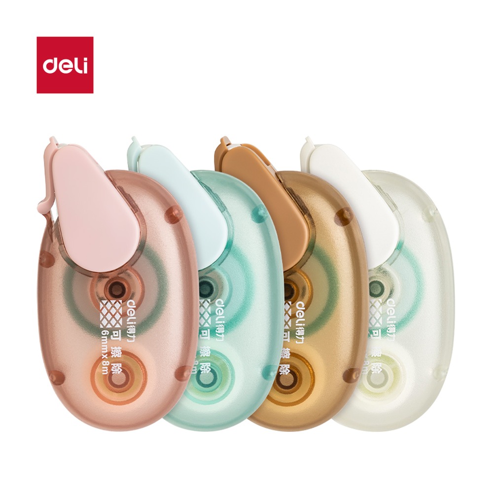 DELI/得力 点点胶 TG1 颜色:混；尺寸:6mm*8m；笔芯规格:6mm 单位:个