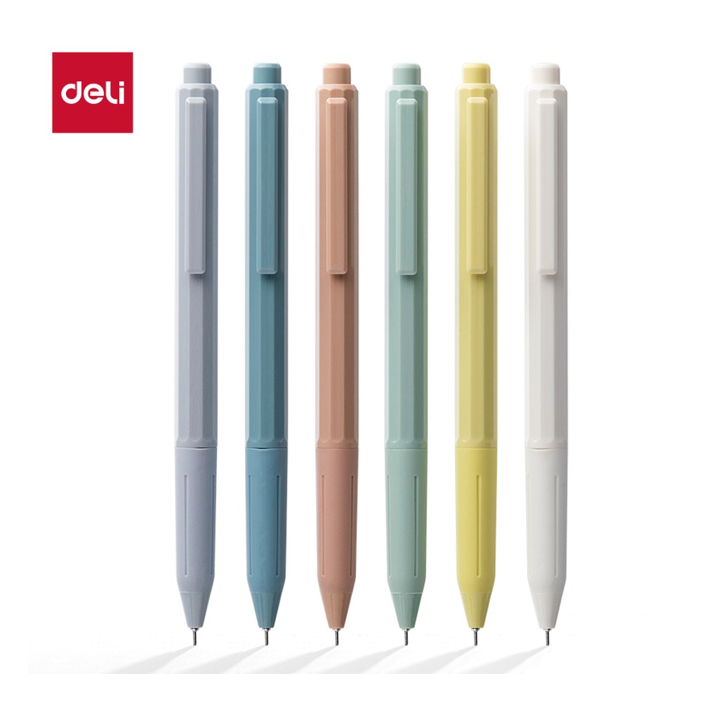 DELI/得力 乐素速干按动个人中性笔 SA16 颜色:黑；尺寸:0.5mm；笔芯规格:0.5mm 单位:支