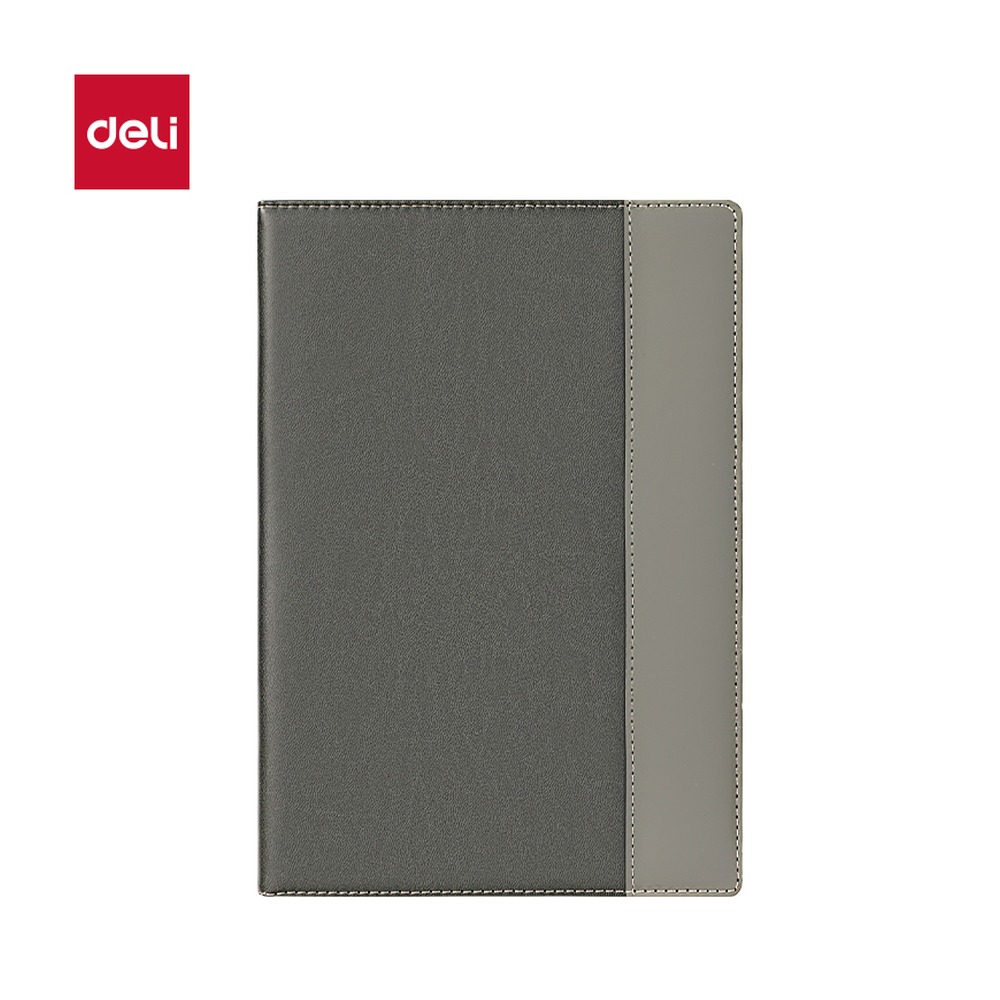 DELI/得力 皮面本行距 7921 颜色:灰；尺寸:143mm；笔芯规格:143mm/10mm 单位:本