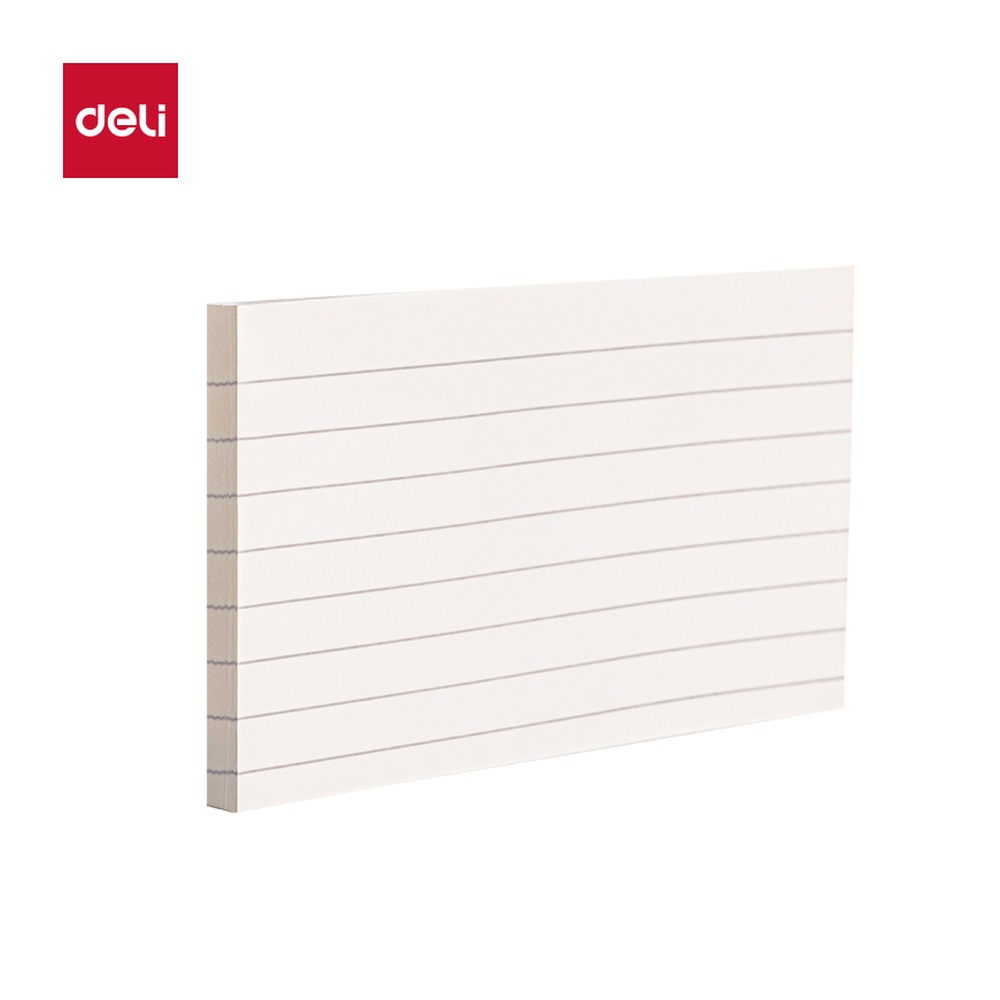 DELI/得力 记事贴 BT302 颜色:白色；尺寸:76mm×126mm；笔芯规格:76mm/126mm 单位:本