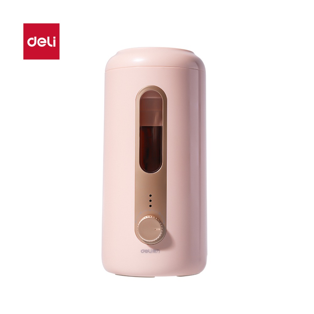 DELI/得力 东方文彩大口径电动削笔机 DF82 颜色:粉色；电池容量:2000mAh 单位:台