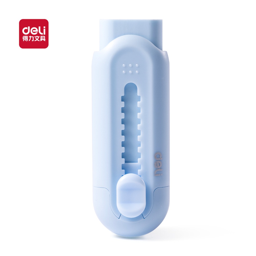 DELI/得力 线上款新造型推推乐橡皮擦 VP400 颜色:蓝 单位:块