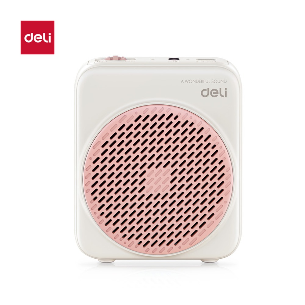 DELI/得力 扩音器便携音响 LT900 颜色:粉色 单位:个