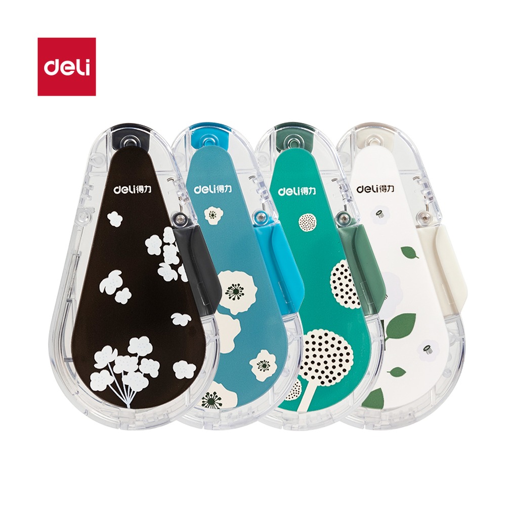 DELI/得力 修正带 VR2-6C 颜色:混；尺寸:5mm*6m；笔芯规格:5mm 单位:个