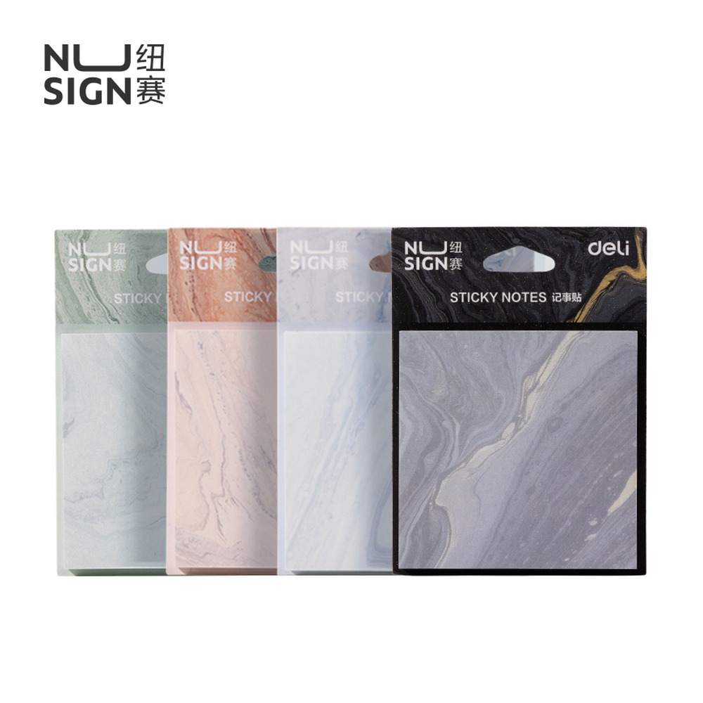 DELI/得力 记事贴 NS357-C 颜色:混；尺寸:74mm×74mm；笔芯规格:74mm 单位:袋