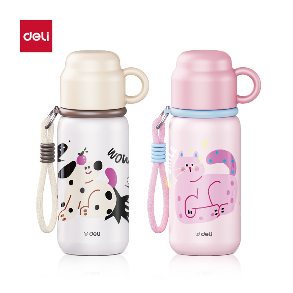 DELI/得力 保温杯 LL620 颜色:混；尺寸:500m；容量:500mL 单位:个