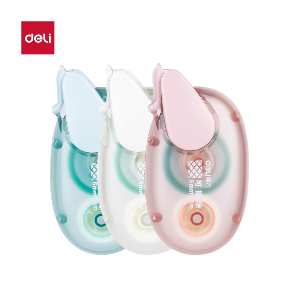 DELI/得力 点点胶 TG10 颜色:混；尺寸:6mm*24m；笔芯规格:6mm 单位:套