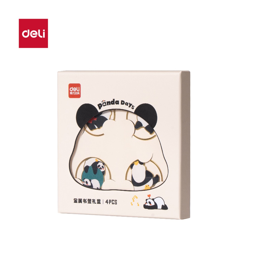 DELI/得力 书签 VG60 颜色:混；材质:金属；包装:套装 单位:盒