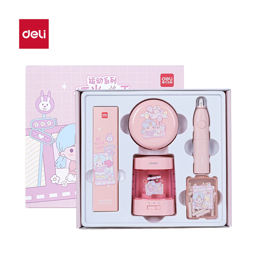 DELI/得力 电动文具 33303D 颜色:粉色 单位:盒