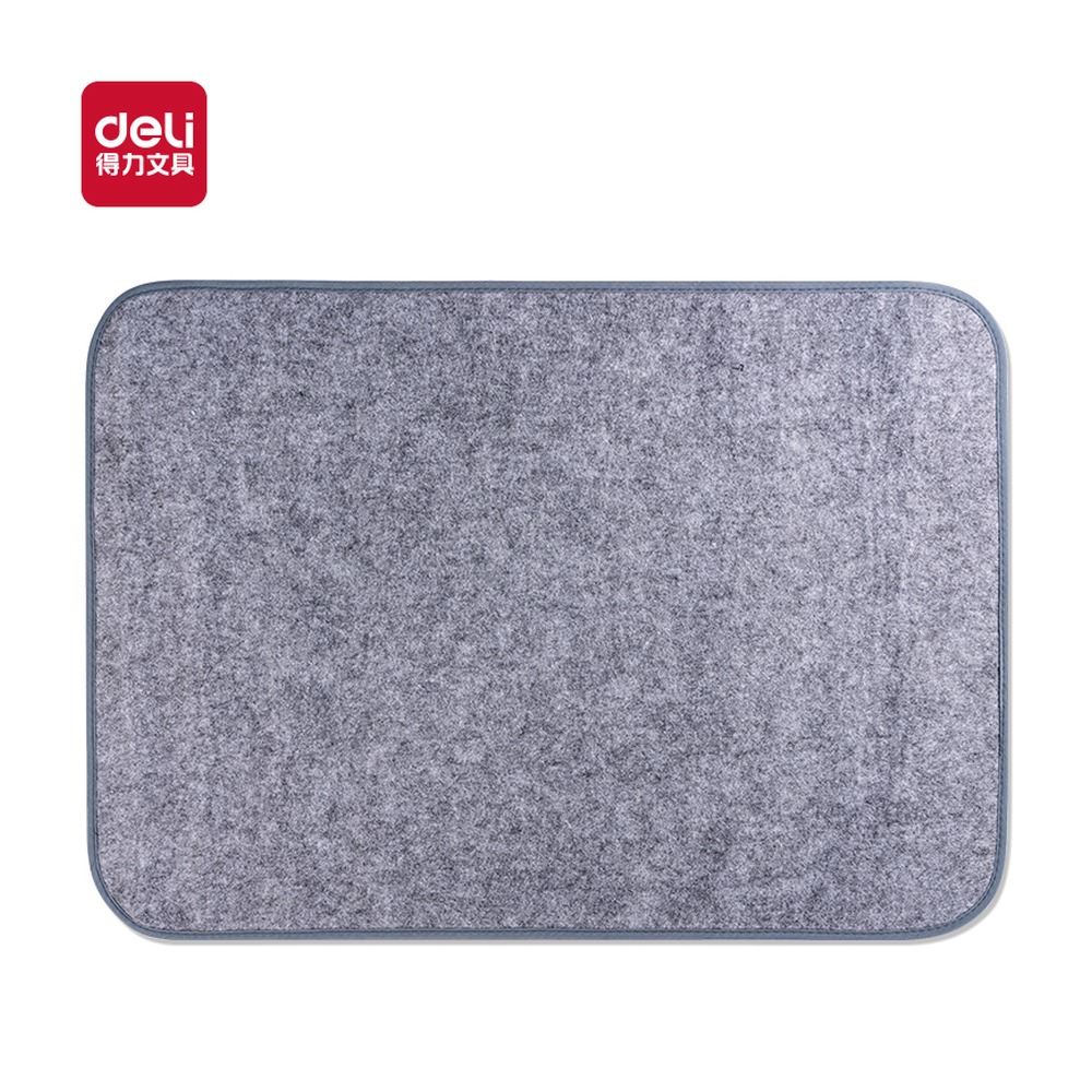 DELI/得力 纯色毛毡 HW709-1 颜色:灰；尺寸:70cm 单位:卷