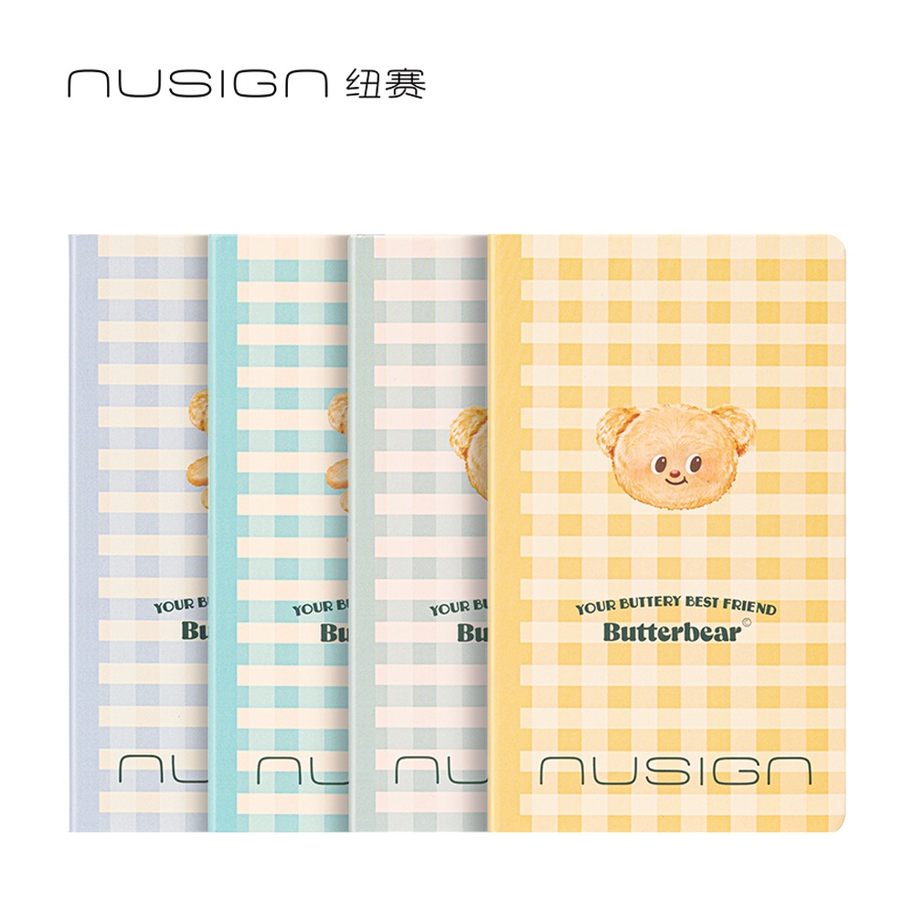 DELI/得力 黄油小熊精装口袋本 NS348-B 颜色:混；尺寸:159mm；其他:64张；笔芯规格:159mm 单位:本