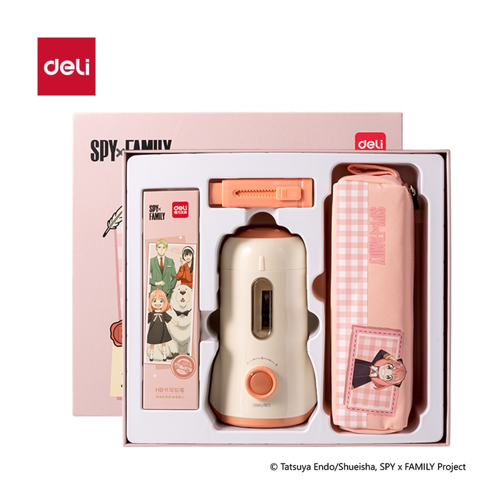 DELI/得力 间谍过家家电动文具 VG59 颜色:粉色 单位:盒
