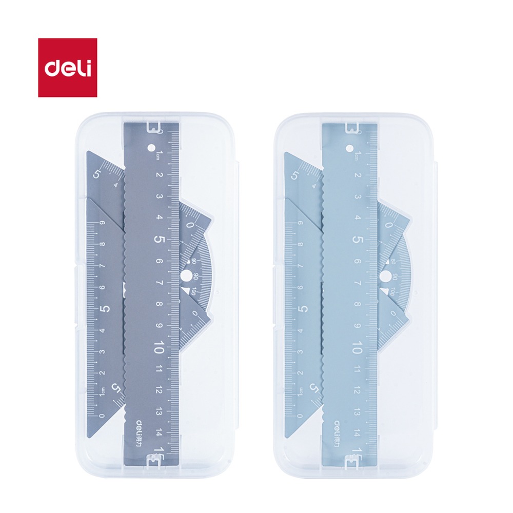 DELI/得力 套尺 VC19 材质:金属；尺寸:15cm 单位:套