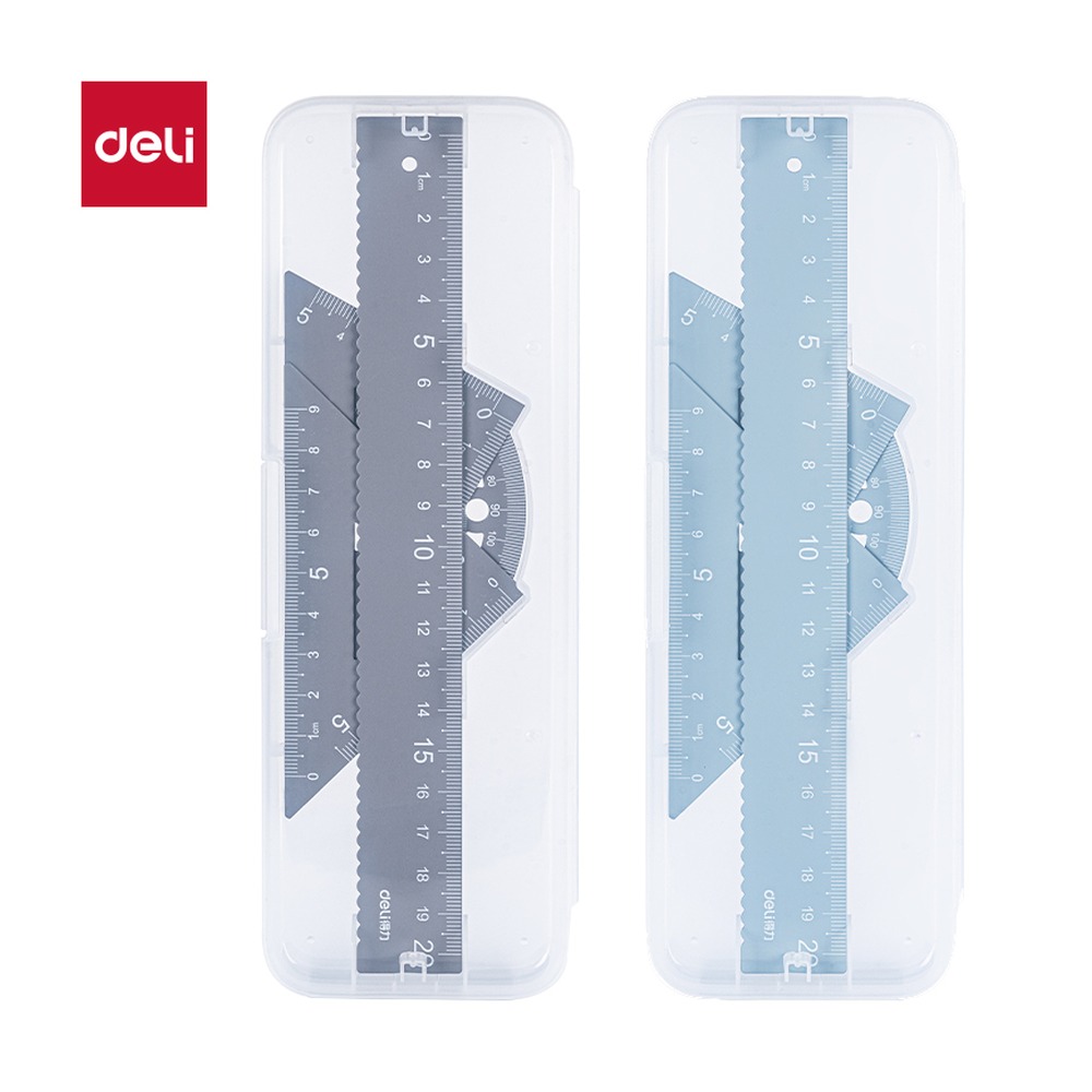 DELI/得力 套尺 VC20 材质:金属；尺寸:20cm 单位:套