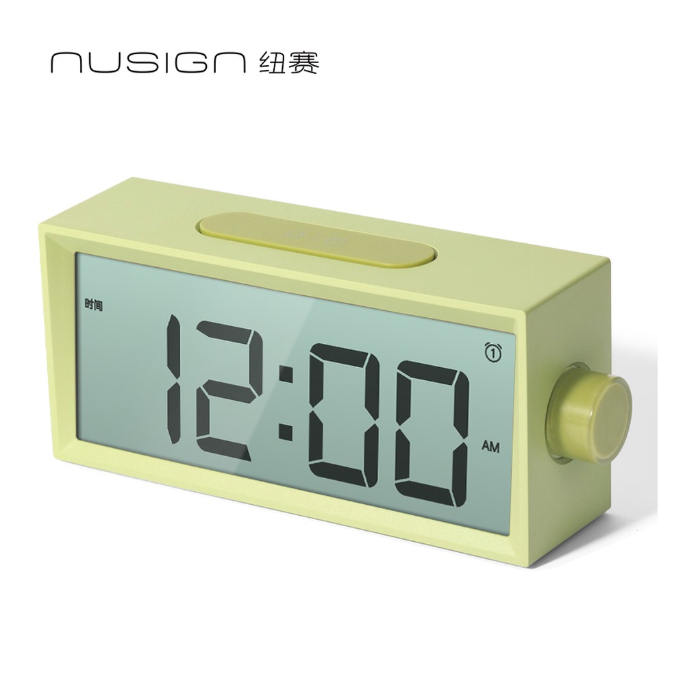 DELI/得力 多功能电子钟 NS882-A 颜色:绿色；包装:1台装/盒 单位:盒