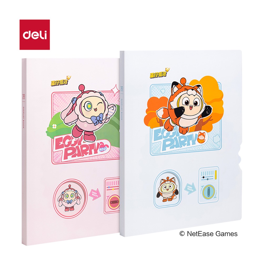 DELI/得力 蛋仔派对资料册 DZ602-30 颜色:混；结构:30页 单位:个