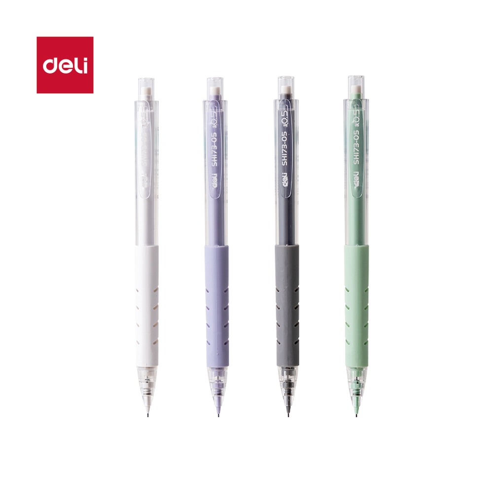 DELI/得力 自动出芯活动铅笔 SH173-05 颜色:混；尺寸:0.5mm；包装:支；笔芯规格:0.5mm 单位:支