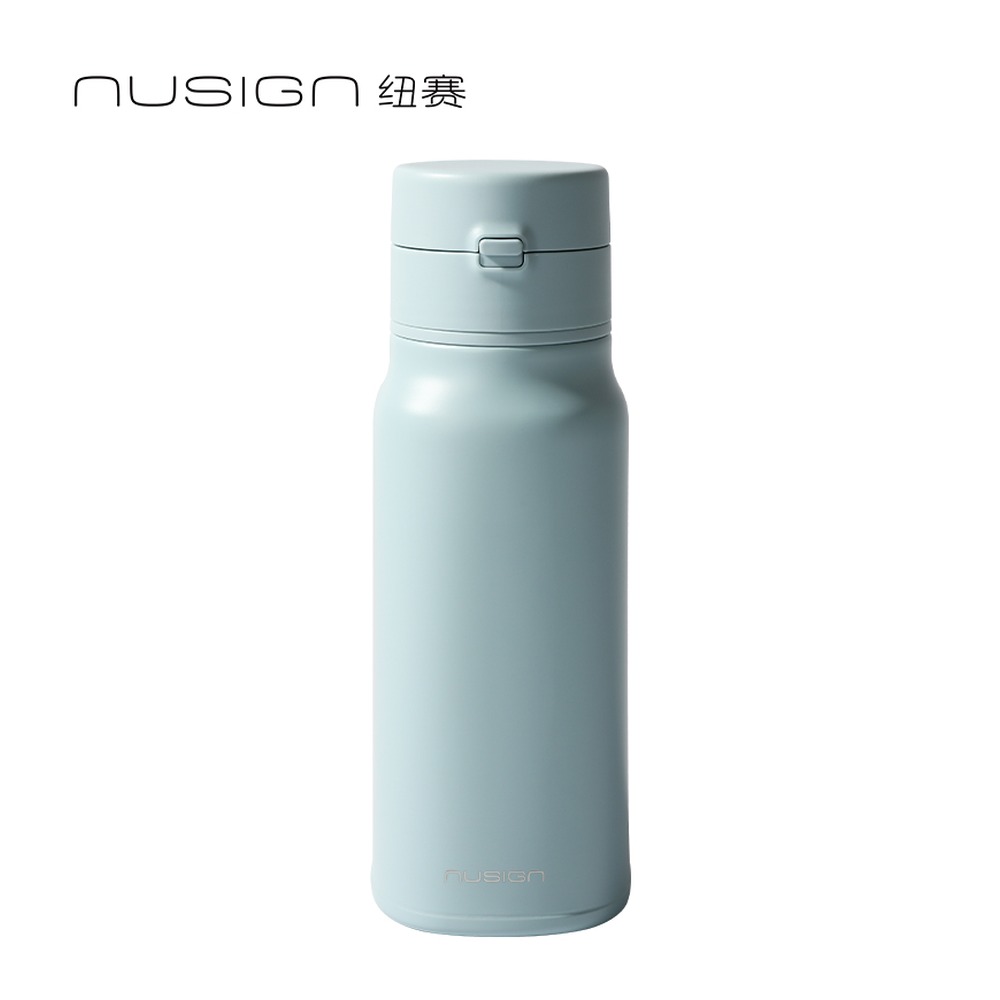 DELI/得力 弹盖保温杯SUS NS901 尺寸:380m；容量:380mL/316L 单位:个