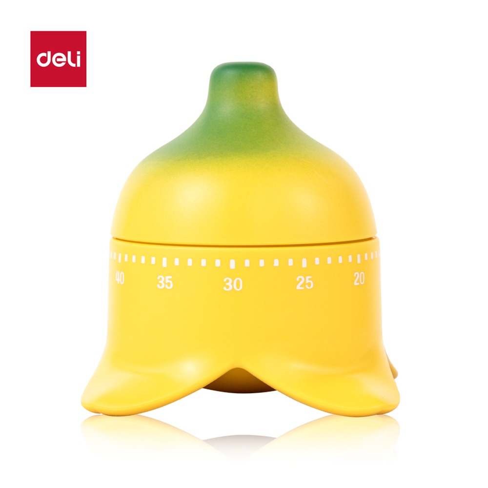DELI/得力 伙伴专供机械潮萌计时器 LE257 颜色:黄色 单位:个