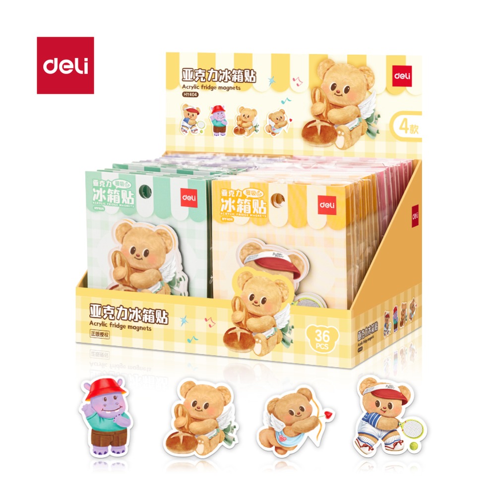 DELI/得力 冰箱贴 HY404 颜色:混 单位:个