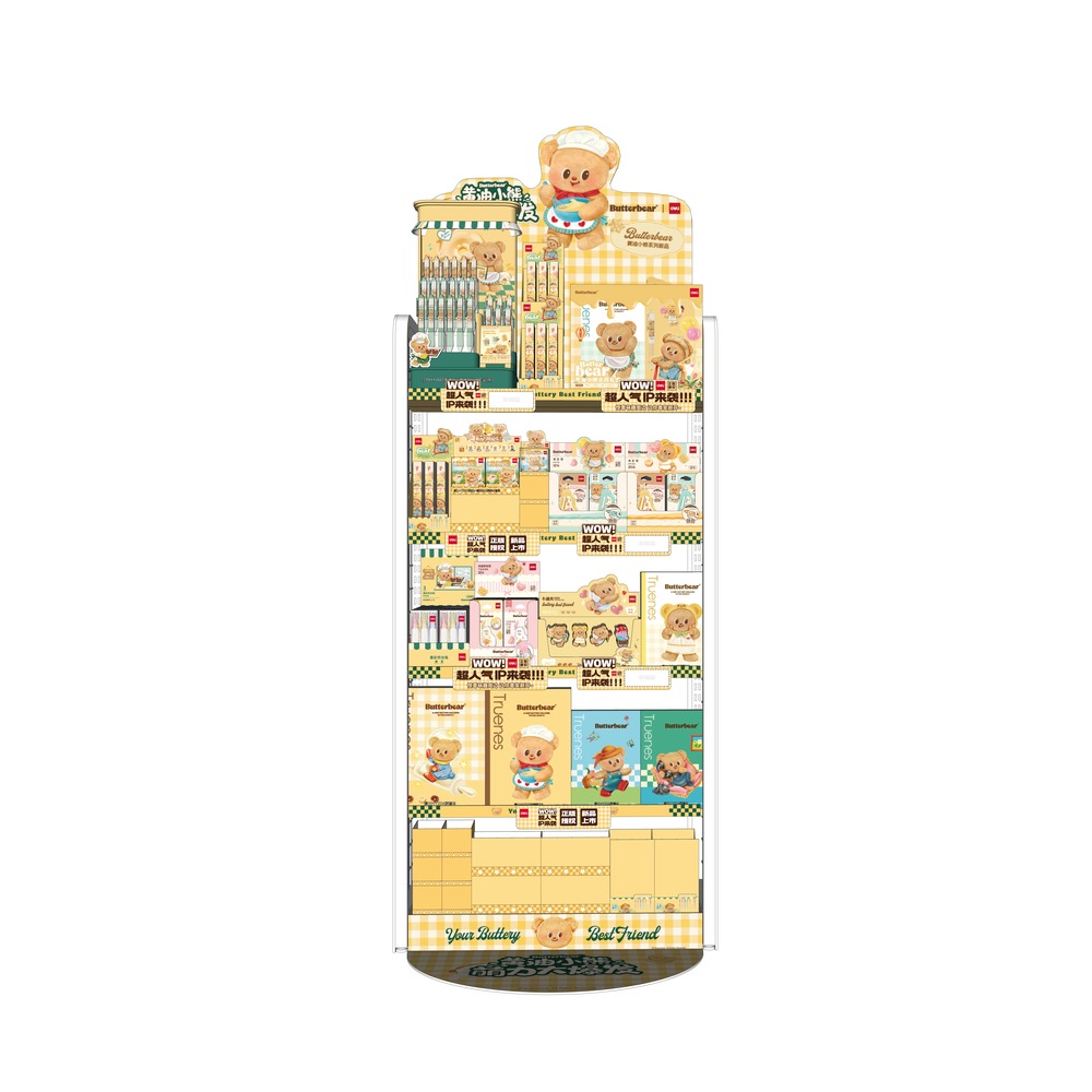 DELI/得力 黄油小熊端头 HY190 颜色:混色；适用:黄油小熊 单位:箱