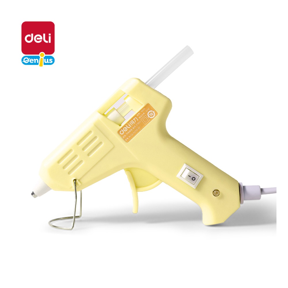 DELI/得力 热熔胶枪20W YC701-1 颜色:黄；其他:20W 单位:把