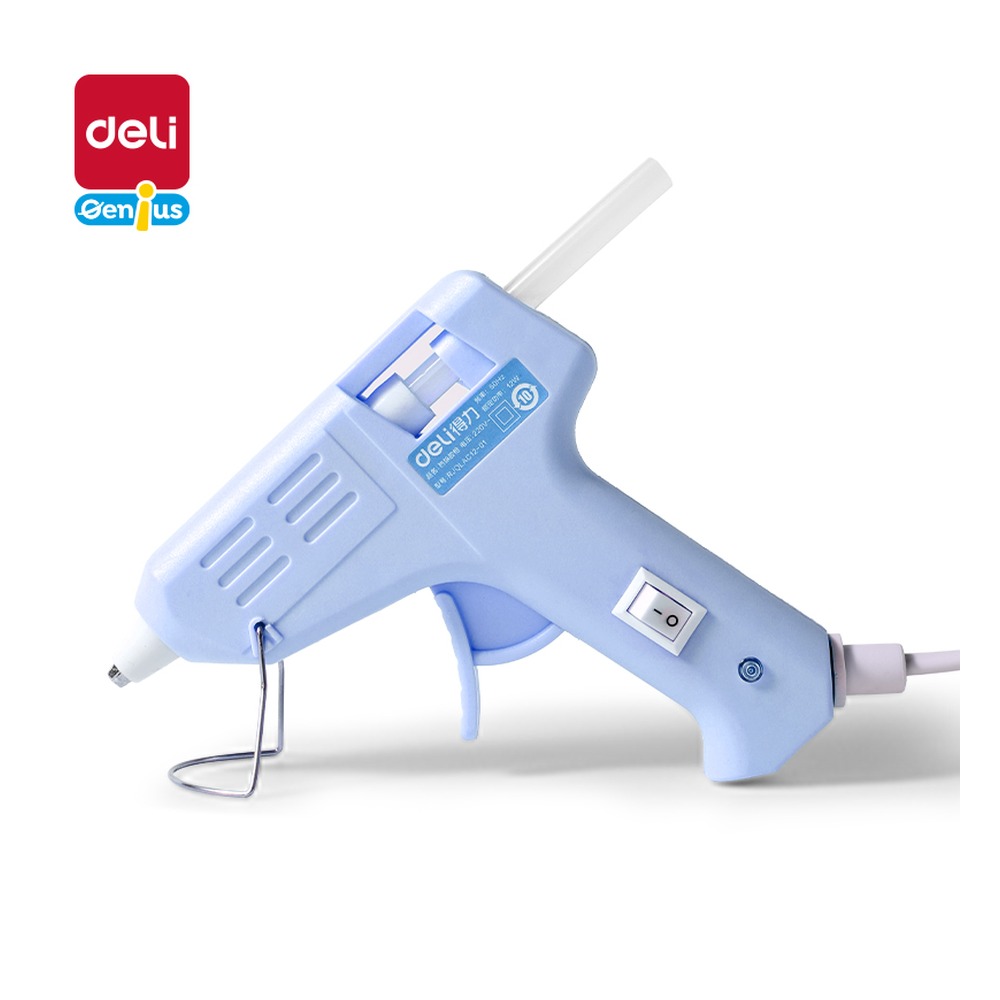 DELI/得力 热熔胶枪20W YC701-1 颜色:蓝；其他:20W 单位:把
