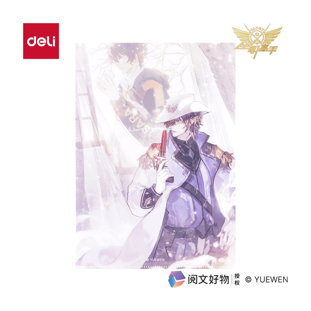 DELI/得力 全职高手文件套 QZ701 尺寸:A4；纸张规格:A4 单位:个