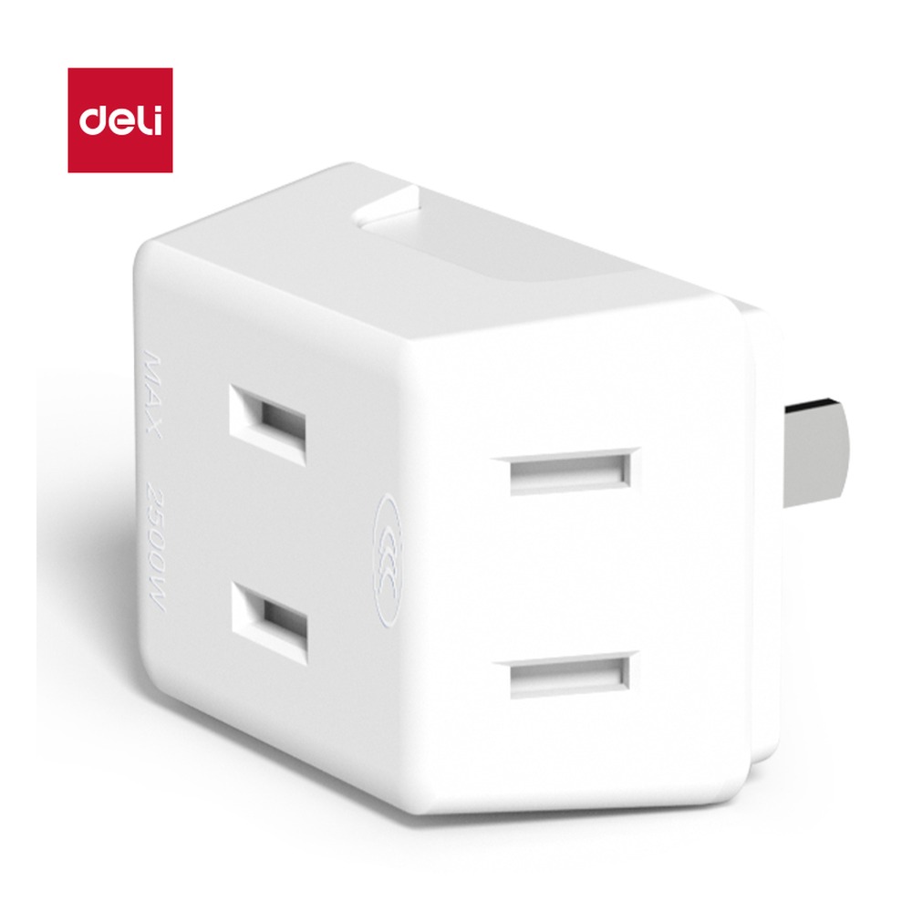 DELI/得力 转换器 LU5042 颜色:白；尺寸:47*mm*32mm*40mm 单位:个