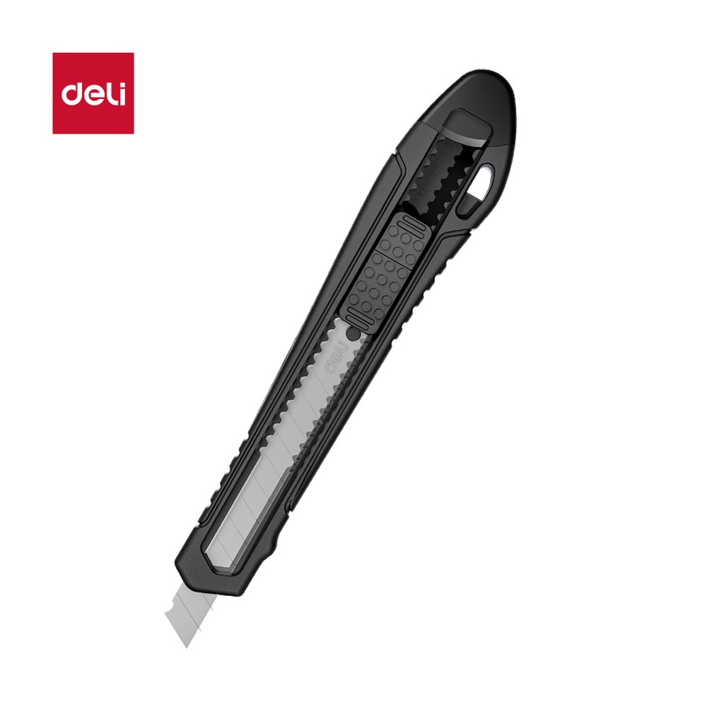 DELI/得力 美工刀60°SK5 TD224 颜色:黑色；尺寸:9mm；其他:60°SK5；笔芯规格:9mm 单位:把