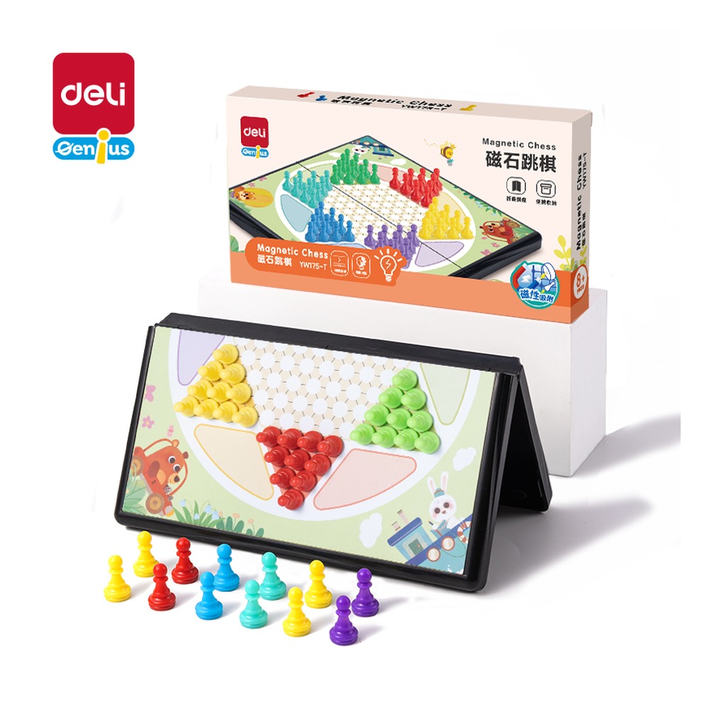 DELI/得力 磁石跳棋 YW175-T 颜色:混 单位:盒