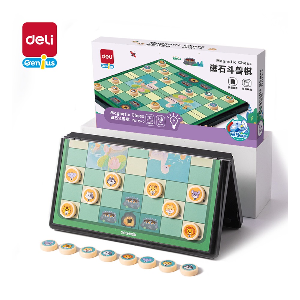 DELI/得力 磁石斗兽棋 YW175-D 颜色:混 单位:盒