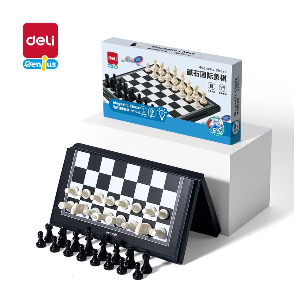 DELI/得力 磁石国际象棋 YW175-G 颜色:混 单位:盒