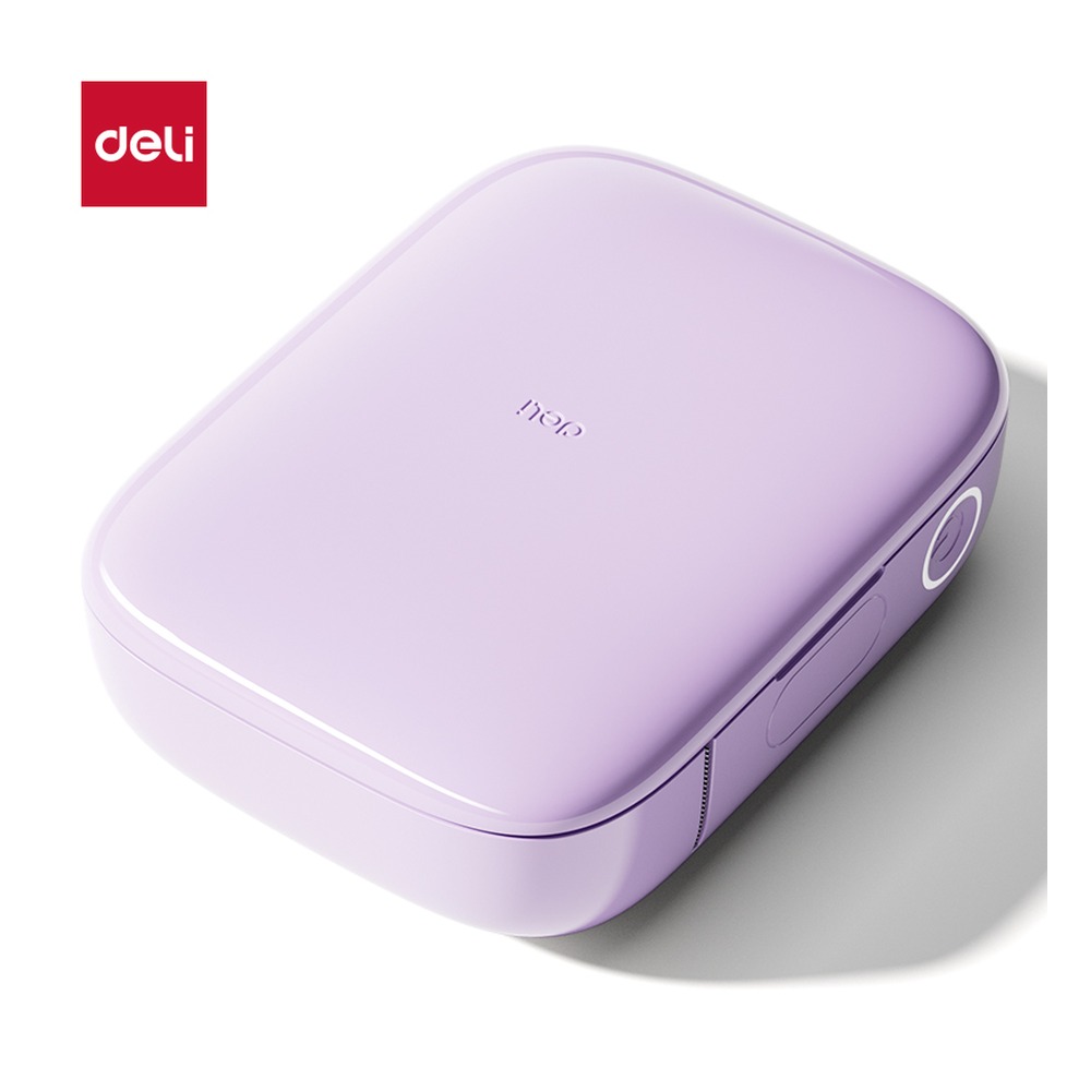 DELI/得力 家用标签打印机 Q10 颜色:SEA 奶油黄 THX；尺寸:94mmx*71mmx*34.8mm 单位:台
