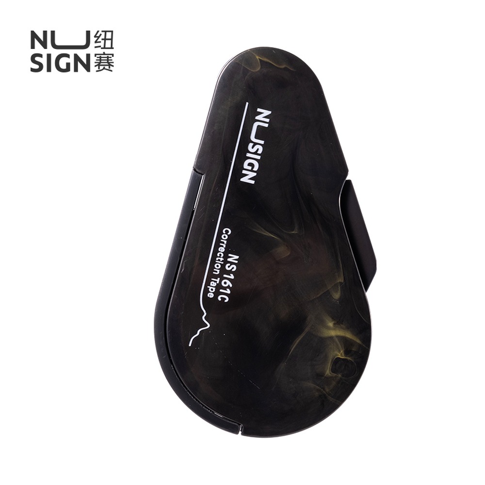 DELI/得力 修正带 NS161C-1 颜色:流体黑；尺寸:5mm*6m；其他:5mm*6m；笔芯规格:5mm 单位:个