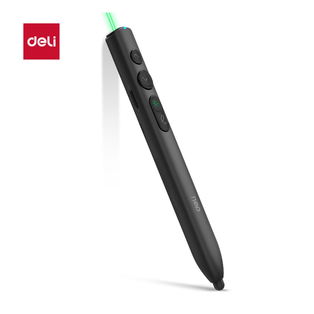 DELI/得力 激光翻页笔激光翻页笔 MA110-G 颜色:黑 单位:支