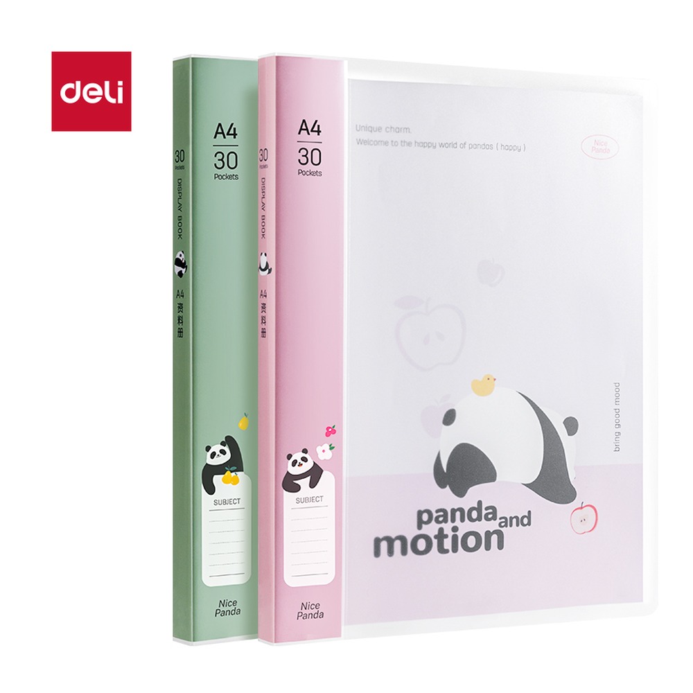 DELI/得力 熊猫系列资料册 XM703-30 页产量:30页 单位:个