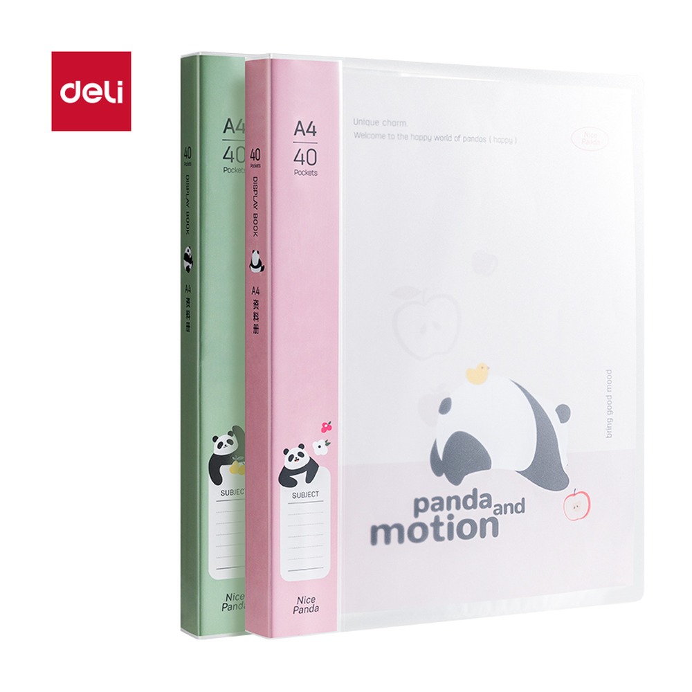 DELI/得力 熊猫系列资料册 XM703-40 页产量:40页 单位:个