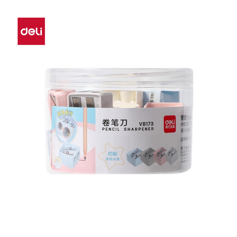 DELI/得力 卷笔刀 VB173 颜色:混色 单位:桶