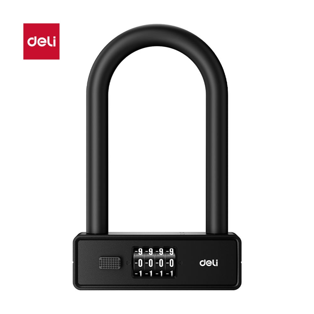 DELI/得力 门禁设备机械U型锁 AL182 颜色:黑；尺寸:415mmx*133mmx*29mm 单位:把