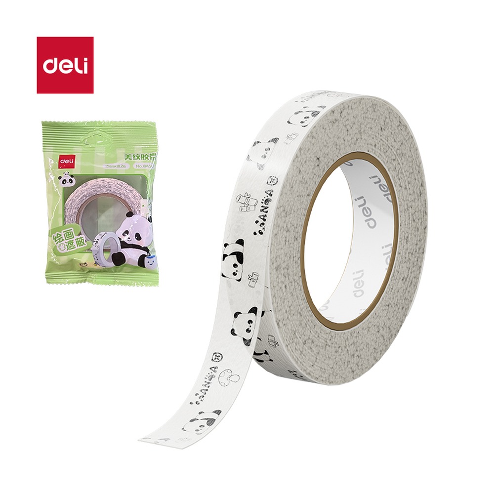 DELI/得力 美纹胶带 XM567 颜色:白色；尺寸:15mm*20；笔芯规格:15mm 单位:袋