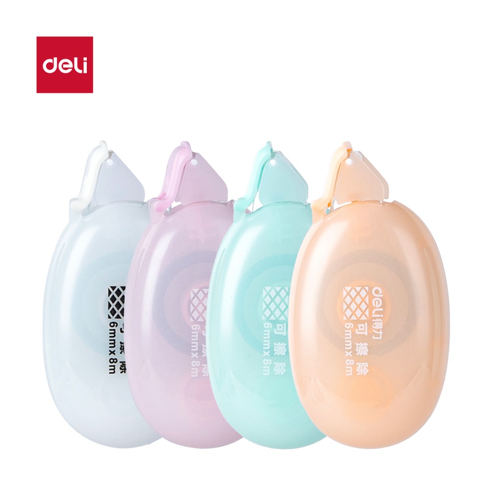 DELI/得力 点点胶 TG8 颜色:混；尺寸:6mm*8m；笔芯规格:6mm 单位:个