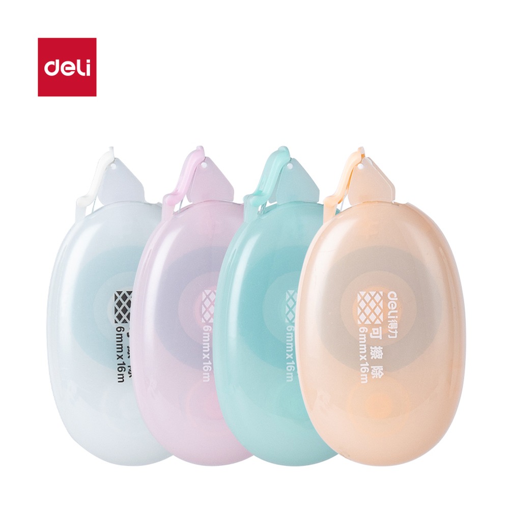 DELI/得力 点点胶 TG16 颜色:混；尺寸:6mm*16m；笔芯规格:6mm 单位:个