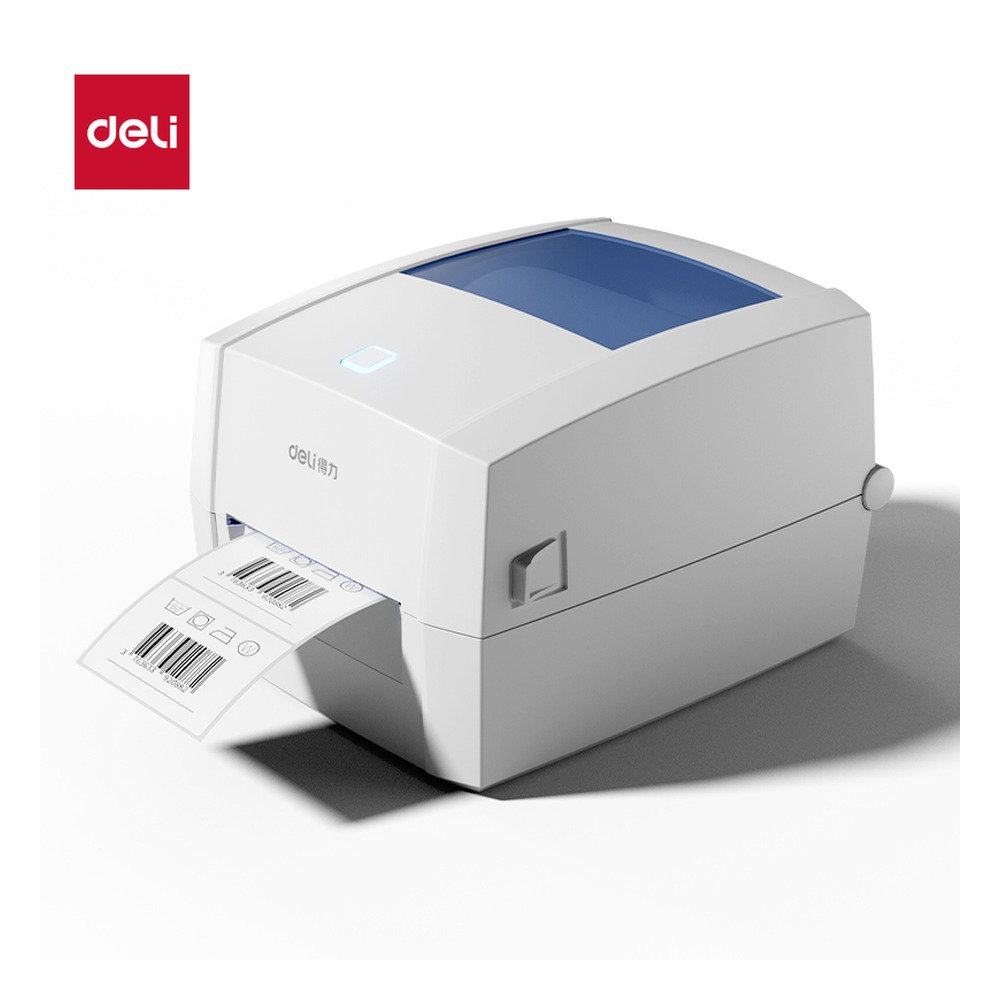 DELI/得力 热转印标签打印机 GE150T 颜色:白色；额定功率:4 w；打印速度:打印宽度 单位:台